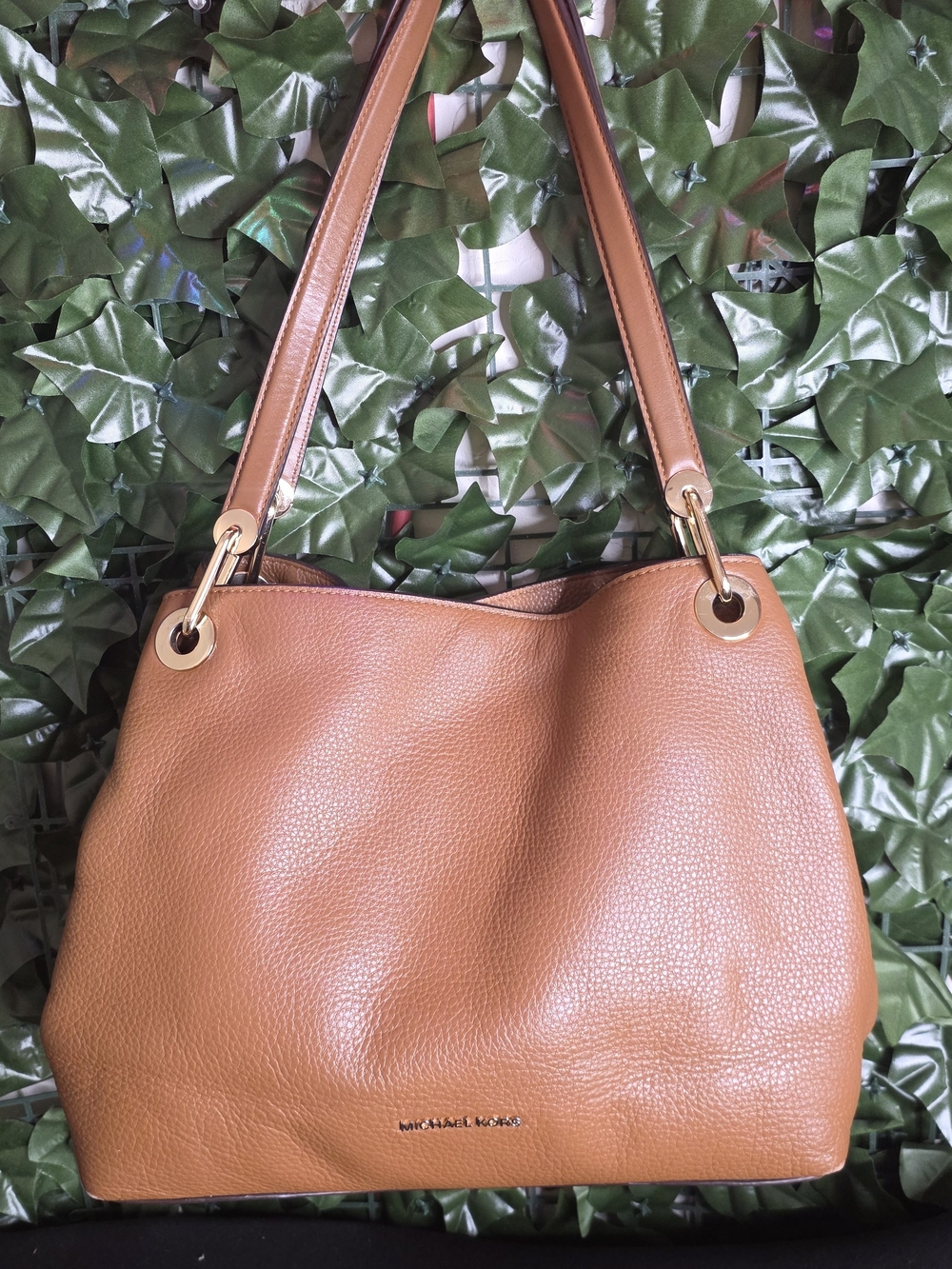 Michael Kors Tan Leather Shoulder Bag